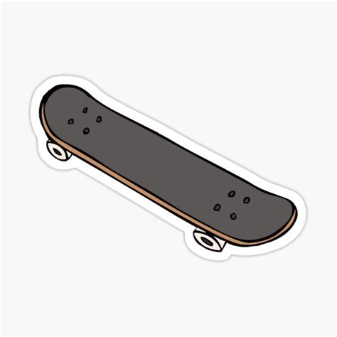 "Simple but aesthetic skateboard" Sticker for Sale by BillieeilishAnd | Redbubble