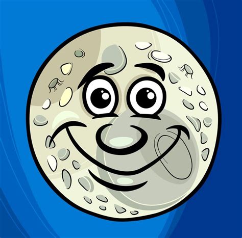 Premium Vector | Man in the moon saying cartoon