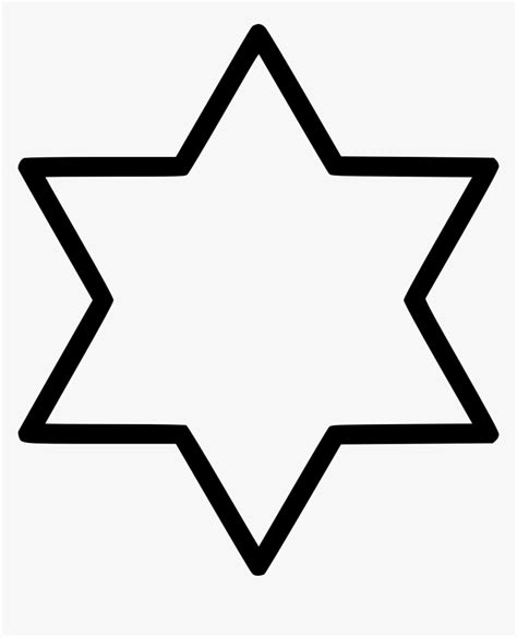 6 Point Star Png - Six Pointed Star Icon, Transparent Png , Transparent Png Image - PNGitem