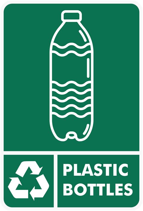 Recycling Plastic Bottles Sticker - TenStickers