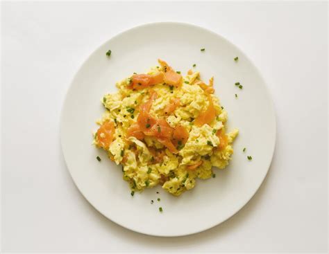 Scrambled Eggs With Smoked Salmon