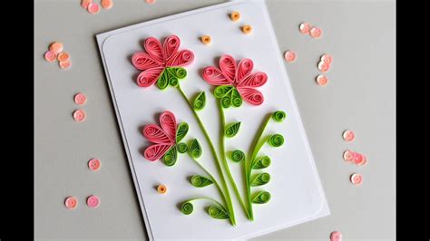 Quilling Flowers For Birthday Cards | Best Flower Site