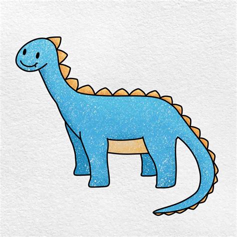 Easy Dinosaur Drawings For Kids