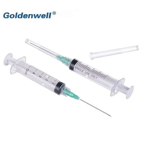 Disposable Syringe 5ml Manufacturers and Suppliers - Customized Products Factory - Goldenwell