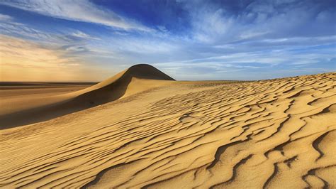 nature, landscape, desert, plants, sand, clouds, sky, Sand Ripples, dunes, Sahara, Egypt HD ...