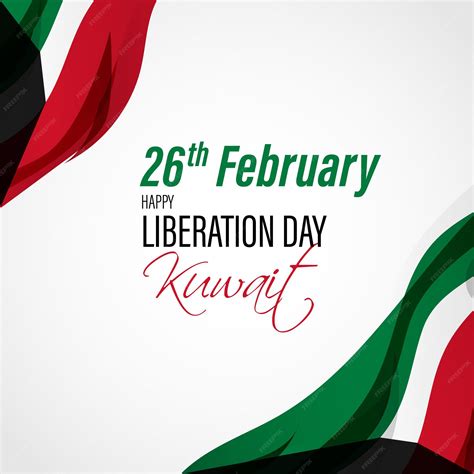 Premium Vector | Vector illustration of kuwait liberation day