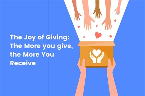 The Joy of Giving: The More you give, the More You Receive | Social For Action