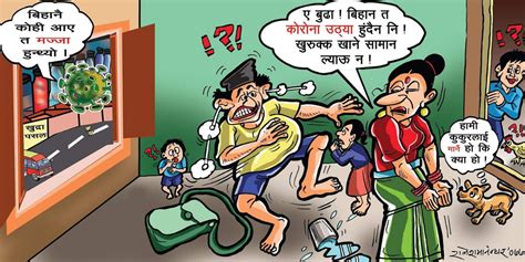 Covid-19: Nepali Art Teacher Lightens Up With Cartoon Messages