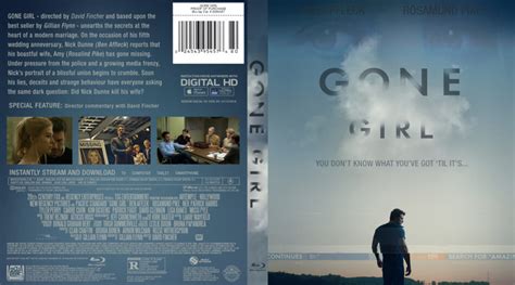 Gone Girl Blu-Ray DVD Covers & Labels (2014) R1 Custom Art