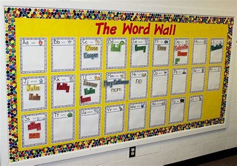 word wall ideas for preschool - Louetta Keith