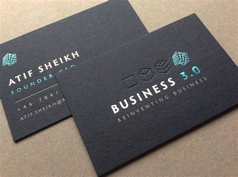 Embossed Business Cards - Business Card Tips