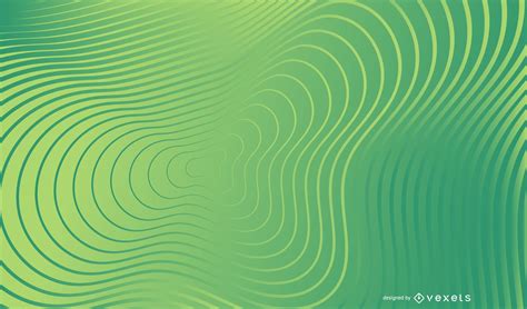 Green Wavy Lines Abstract Background Vector Download