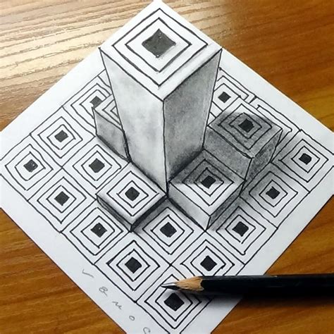 Design Stack: A Blog about Art, Design and Architecture: The Illusion of 3D Art Drawings