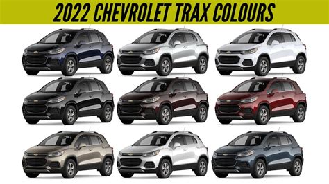 2022 Chevrolet Trax – All Color Options – Images | AUTOBICS - YouTube