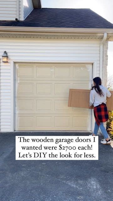 Faux wood garage door – Artofit