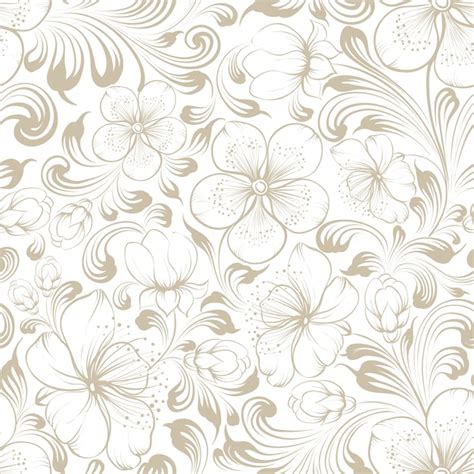 Free Vector | Floral seamless pattern.Blooming sakura on white background.