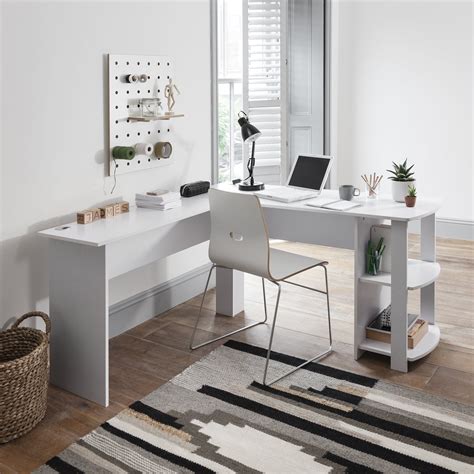 White Corner Desk With Drawers - Amazon.com: Office Desk-Triangle Corner Computer Desk with ...