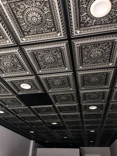 Decorative Ceiling Tiles | Basement Ceiling - ProCeilingTiles | Decorative ceiling tile, Ceiling ...