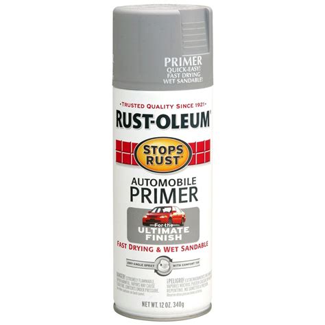 Buy the Rust-Oleum 2081830 Auto Primer Spray Paint, Gray ~ 12 Oz. | Hardware World