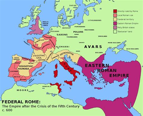 Federal Roman Empire: After the Crisis of the 5th Century (c 600) [1220x996] : r/MapPorn