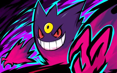 Shiny Mega Gengar Wallpaper - WallpaperSafari