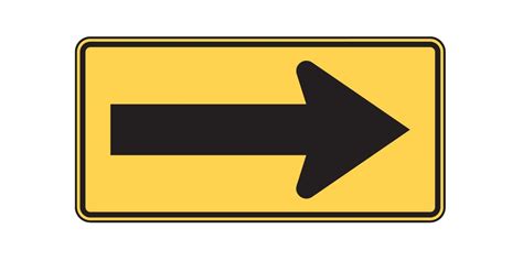 Road Signs Test - Large Arrow