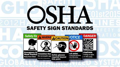 OSHA / ANSI Safety Sign Standards - YouTube