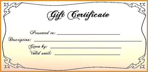 Free Gift Certificate Template Pages - malayajil