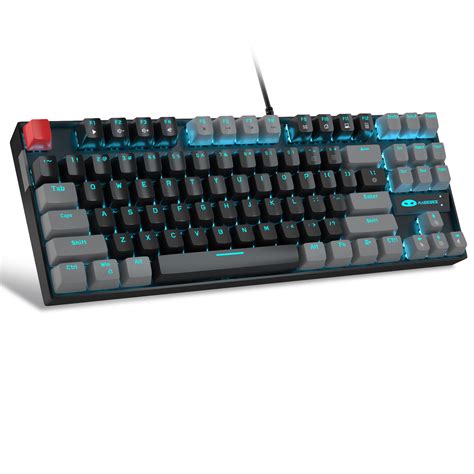 Buy MageGee 75% Mechanical Gaming Keyboard with Red Switch, LED Blue ...