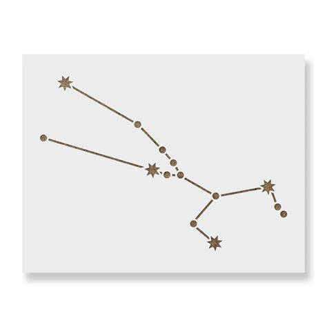 Taurus Constellation Stencil