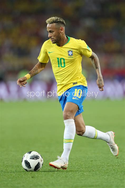 Neymar Brazil Jr action v Serbia Group E World Cup 2018 Images | Football Posters