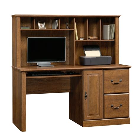 Sauder Orchard Hills Computer Desk with Hutch, Milled Cherry Finish - Walmart.com - Walmart.com