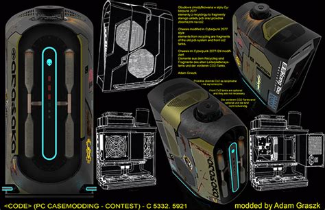 Cyberpunk pc case mod on Behance