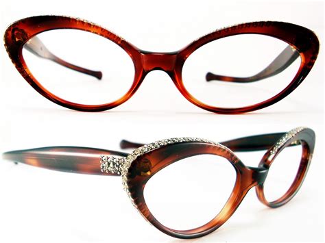 Vintage Eyeglasses Frames Eyewear Sunglasses 50S: VINTAGE CAT EYE GLASSES SUNGLASS FRAME FRANCE ...