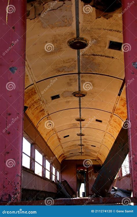 The Interior of an Old Train Car. Stock Photo - Image of inside, seats: 211274120