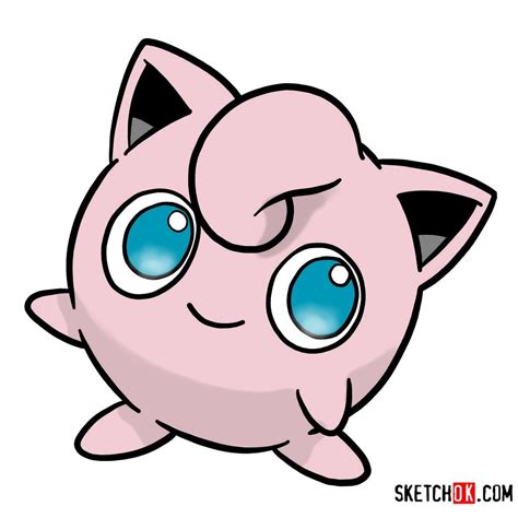 How to draw Jigglypuff | Pokemon | Pokemon drawings, Pokemon painting, Pokemon