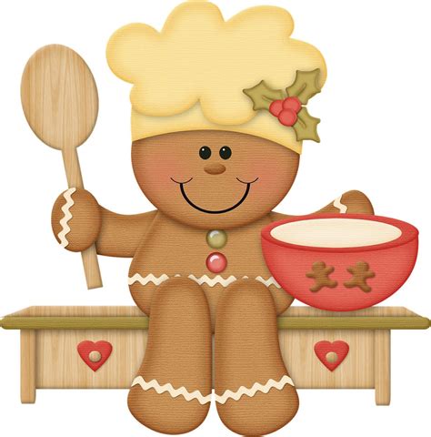 christmas gingerbread man clip art