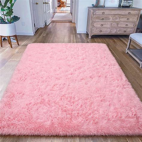 Fluffy Light Pink Shaggy Rug Carpet | Shop Today. Get it Tomorrow! | takealot.com