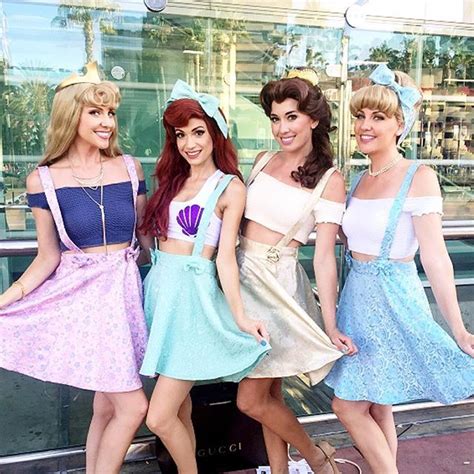 Pin for Later: 37 Creative Disney Princess Group Costumes Disneybounding Princesses | Halloween ...