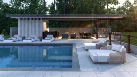 Inside Out Cabana | A Hamptons Modern Pool House