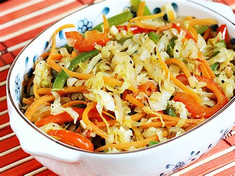 Cabbage stir fry | Chinese style stir fried cabbage - Swasthi's Recipes