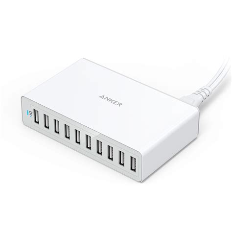 Anker PowerPort 10 60W 10-Port USB Charger (AU Plug) – CableGeek Australia