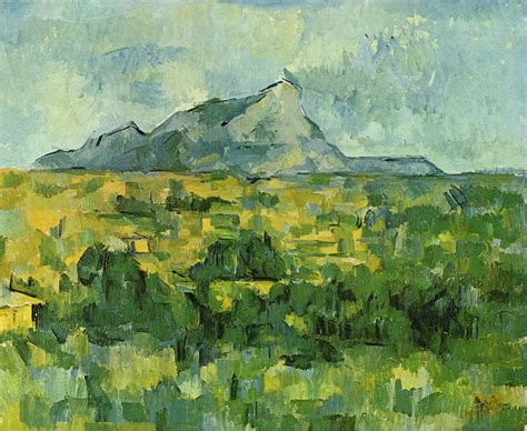 Mont Sainte-Victoire - Paul Cezanne - WikiArt.org - encyclopedia of visual arts