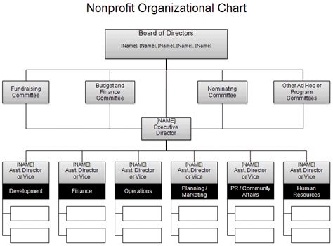 Free Organizational Chart Template - Company Organization Chart