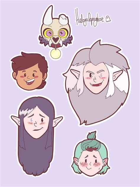 The Owl House Characters Sticker Sheet - Etsy