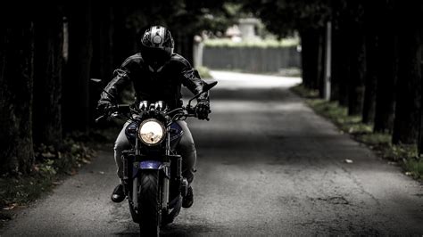 Biker Wallpaper 4K, Motorcycle, Ride, Road trip