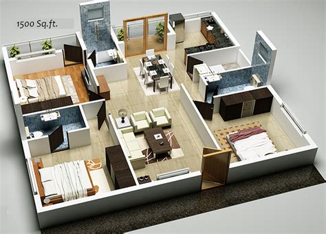 1500 Sq Ft House Floor Plans - floorplans.click