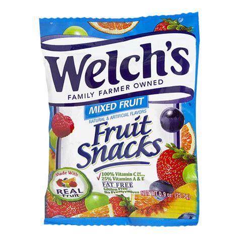 Welch's Fruit Snacks - 0.9 oz.: Food: Weiner's LTD