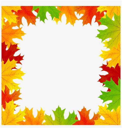 Fall Leaf Border Clip Art