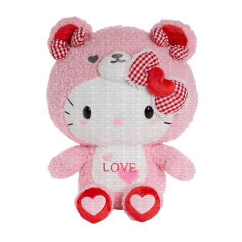 hello kitty heart plush, hello , kitty , plushie , heart , love , valentines - Free PNG - PicMix